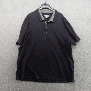Carbon 2‎ Cobalt Shirt Mens XXL Dark Blue Short Sleeve Polo Classicore